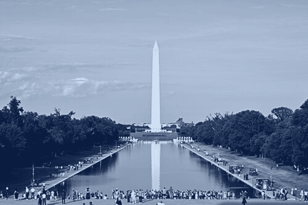 The Washington Monument and Reflecting Pool, Washington, D.C.
